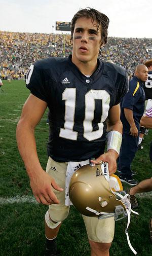 Sports Stars Celebrity: Brady Quinn American Football Quarterback Celebrity
