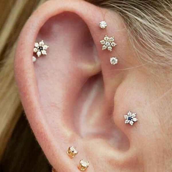 Pirsing Na Usima Bezbroj Mogucnosti Za Suptilno Ukrasavanje