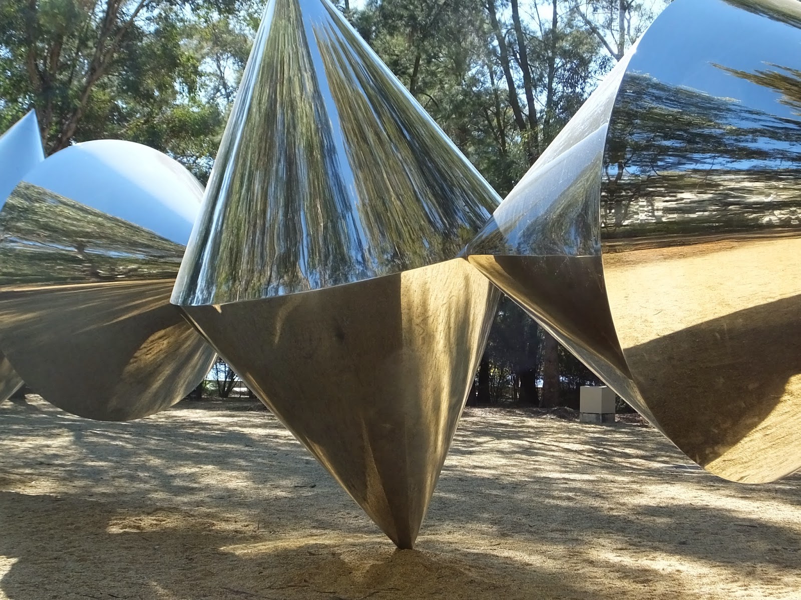 Sculpture garden at Canberra's National Gallery of Australia
