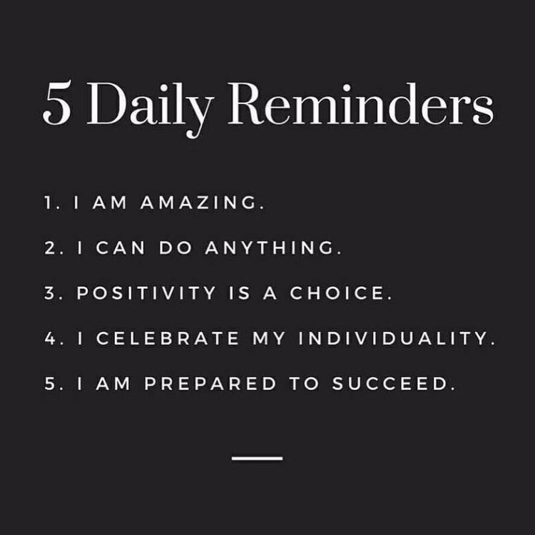 5 Daily Reminders