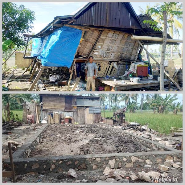 Camat Marioriawa Gotong Royong Perbaiki Rumah Warga Camat Marioriawa Gotong Royong Perbaiki Rumah Warga