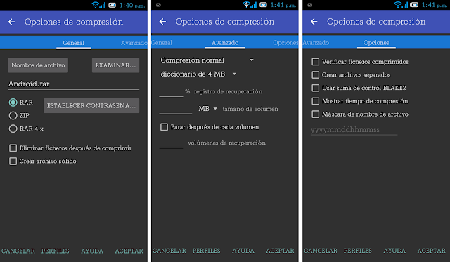 crear archivos RAR y ZIP crear archivos RAR y ZIP