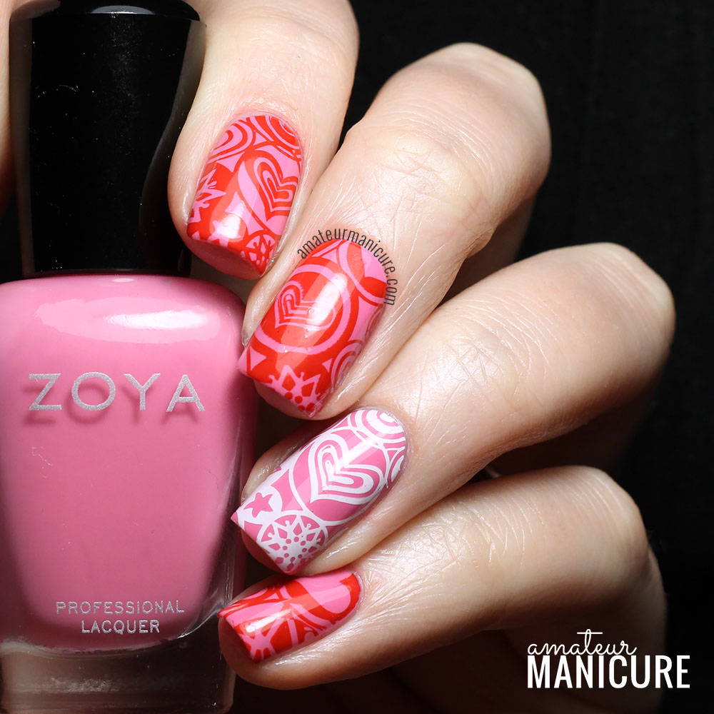 Amateur Manicure A Nail Art Blog One More Valentines Day Manicure