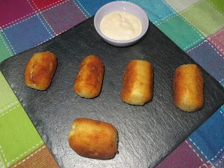 CROQUETAS DE CALABACÍN Y QUESITOS