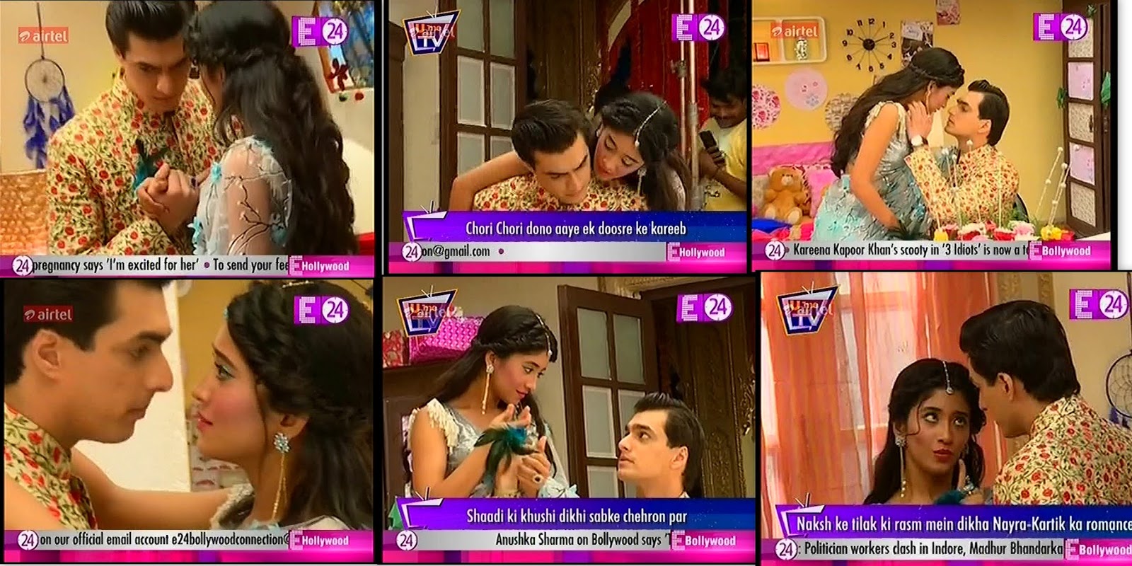 Kaira Romance and Tilak Ceremony Yeh Rishta Kya Kahlata hai U me Tv