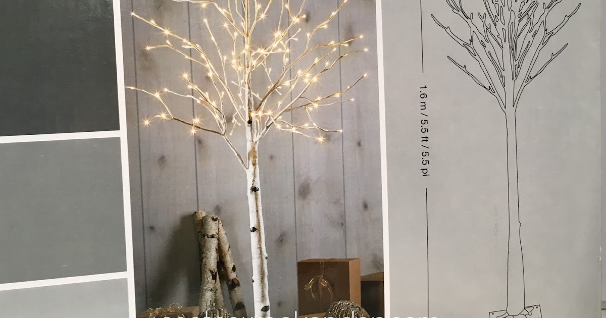 5.5 ft LED Birch Tree Costco Weekender