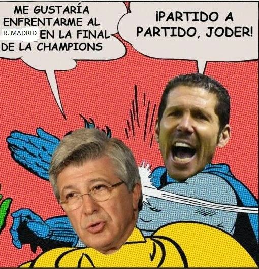Final Champions: Real Madrid - Atlético. Humor, cachondeo, bromas, chorradas, whatsapp, chistes, guasa y memes. Fútbol final Champions League