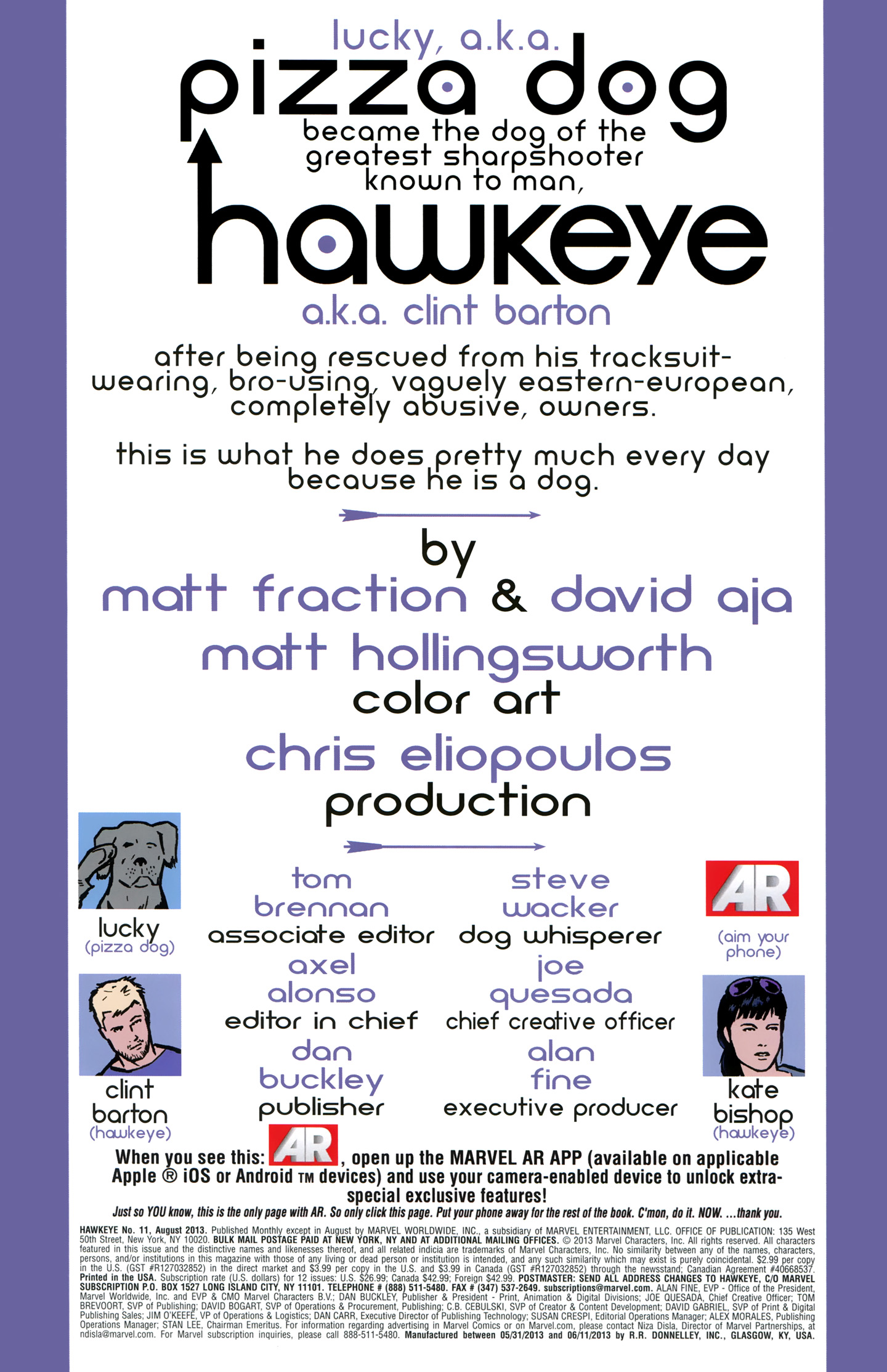 Read online Hawkeye (2012) comic -  Issue #11 - 2