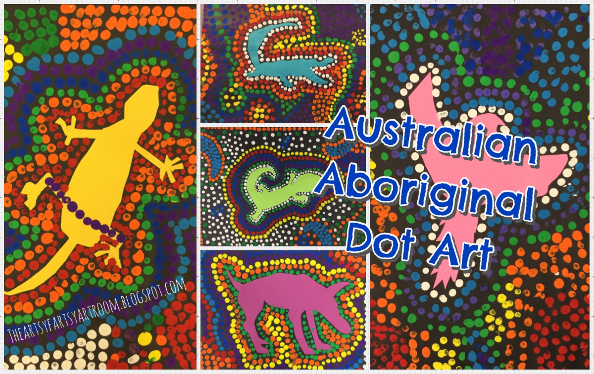 Begrænsning koncept kapacitet The Artsy Fartsy Art Room: 3rd Grade Australian Aboriginal Dot Art (2015)