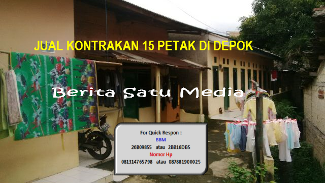 Jual Cepat Kontrakan 15 Petak di daerah Depok Timur