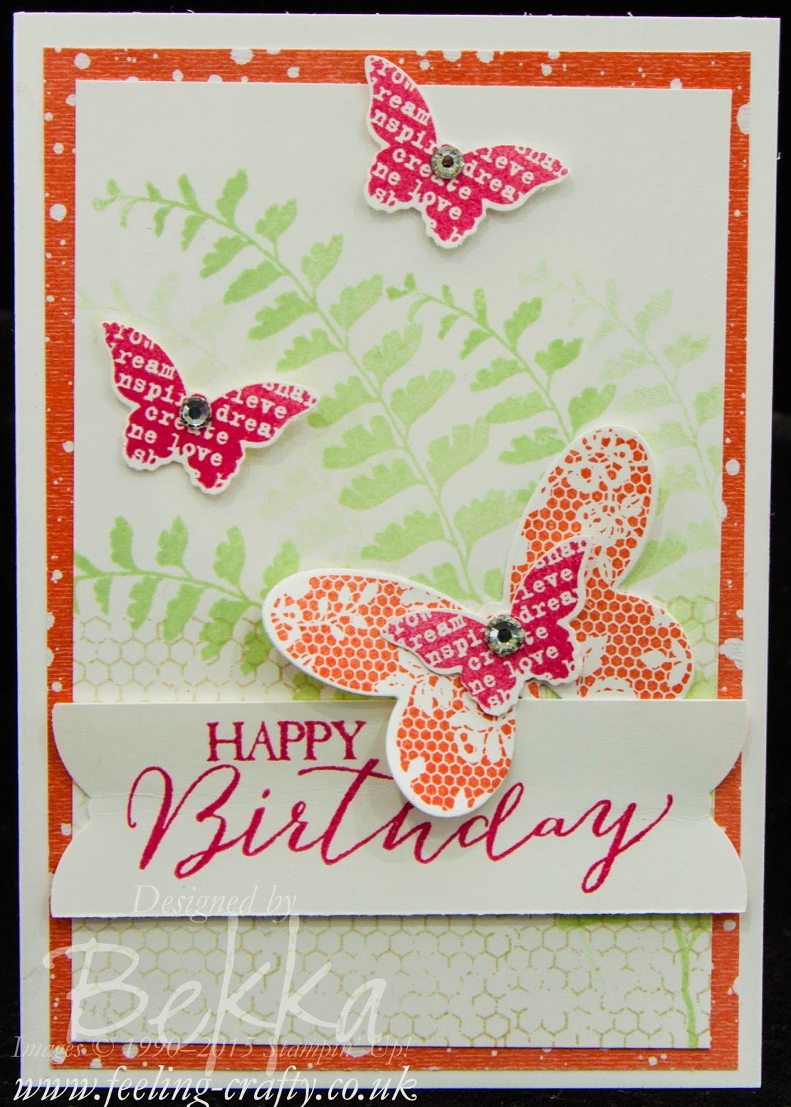 Butterfly Basics Birthday Card - check out this blog for lots of great ideas