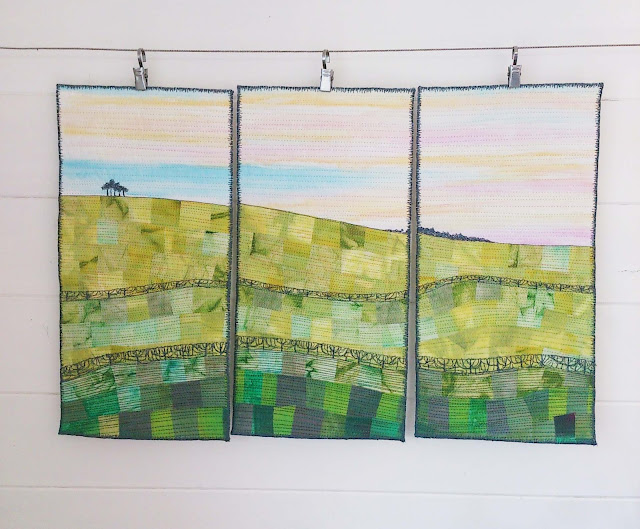 April, May, Jun, Journal Quilts Quilt Routes by Deborah O'Hare