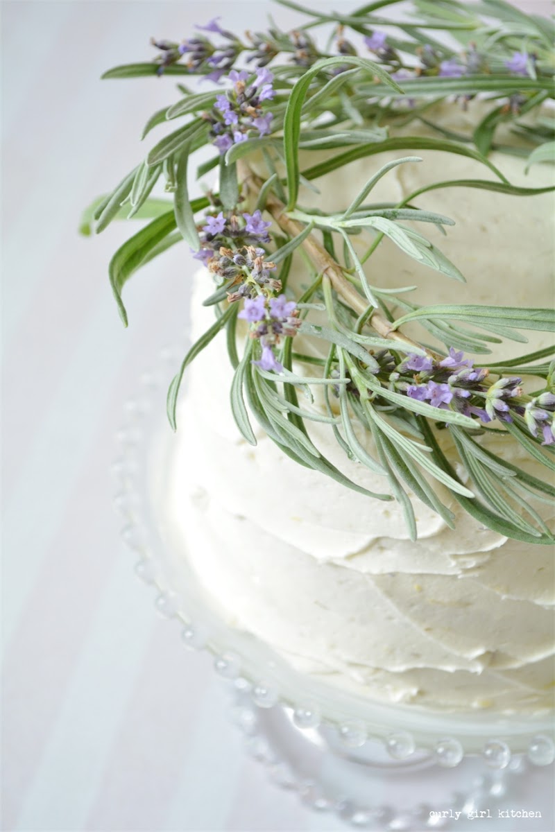 Curly Girl Kitchen Lavender Lemon Cake