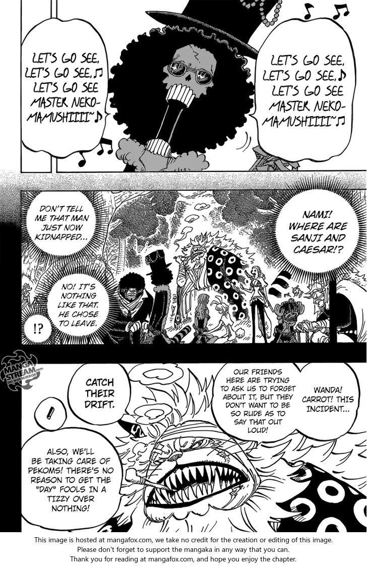 One Piece Ch.814: Let's Go to See Master Nekomamushi