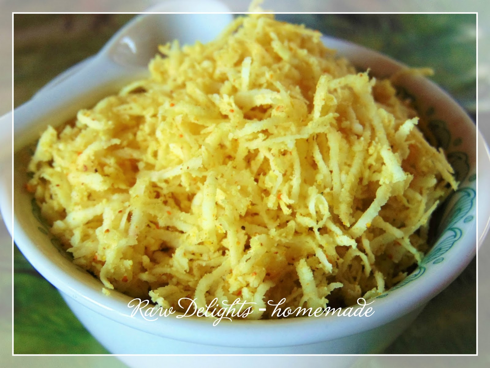 Raw Delights homemade Coconut parmesan