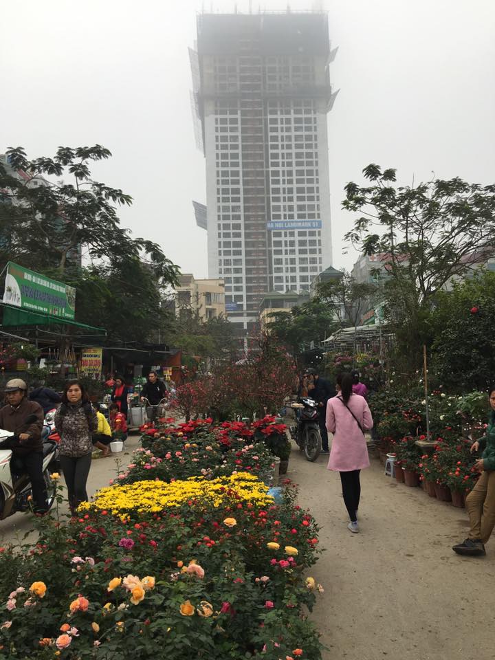 Góc view nhìn từ đường Vạn phúc nhìn vào Hanoi Landmark 51 Góc view nhìn từ đường Vạn phúc nhìn vào Hanoi Landmark 51