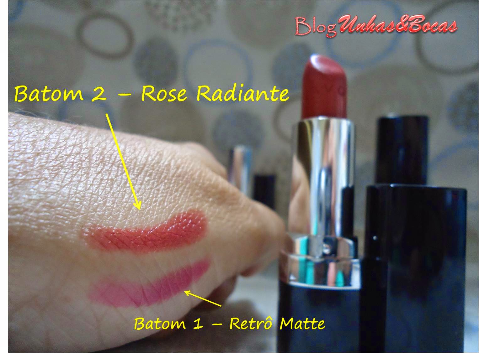 Unhas&Bocas Trilogia Batom Rosa Ultracolor Avon Rose Radiante