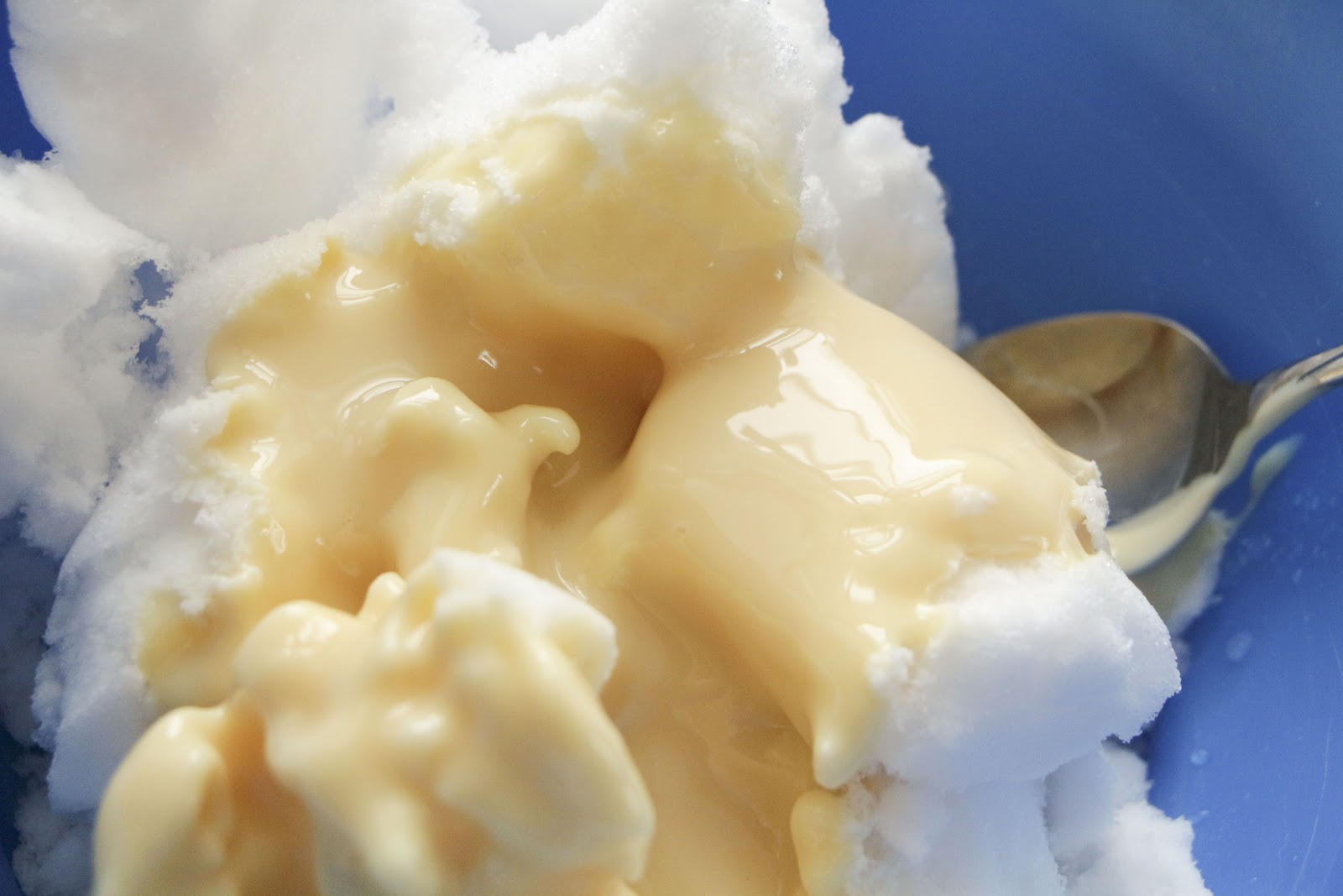 How to Make Simple Snow Ice Cream Life with Moore Babies