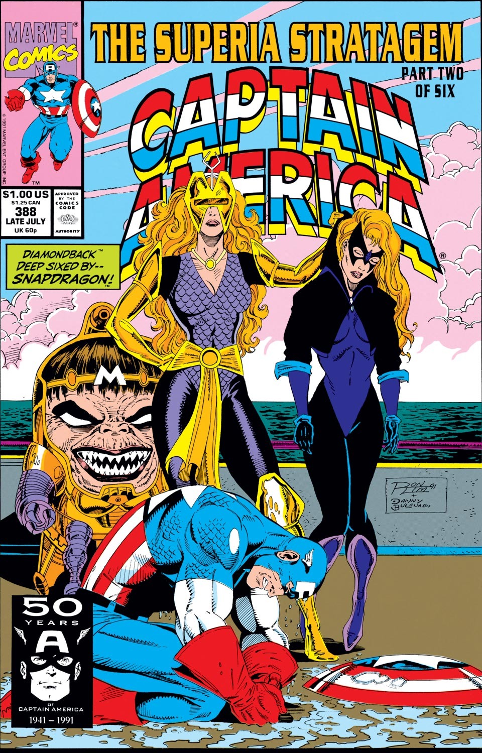 Read online Captain America (1968) comic -  Issue #388 - 1