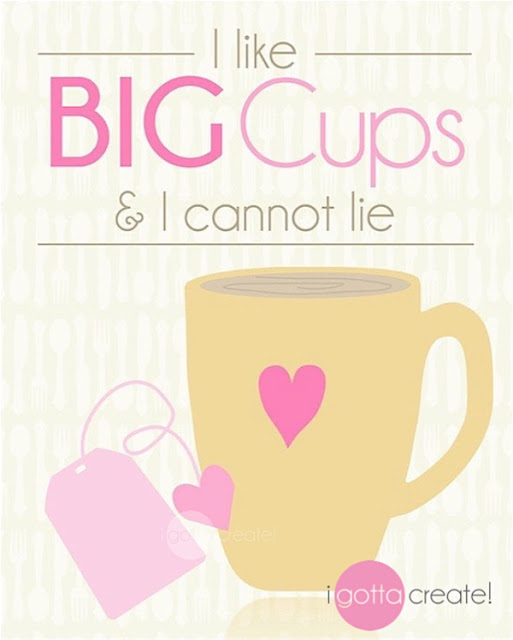 I like Big Cups printable creativity challenge by I Gotta Create! | Visit blog for the rules.
