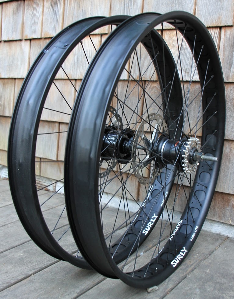 Cycle Monkey Wheel House Fatbike Surly Marge Lite rims on Shimano