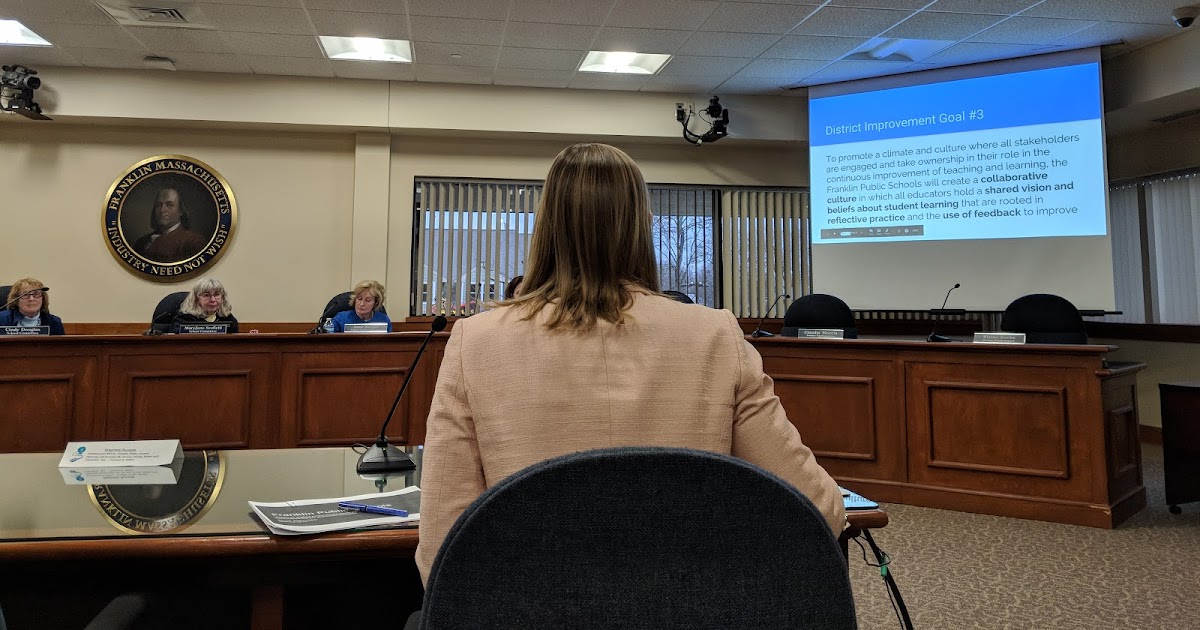 Franklin Matters: School Committee Meeting Recap - April 24, 2018