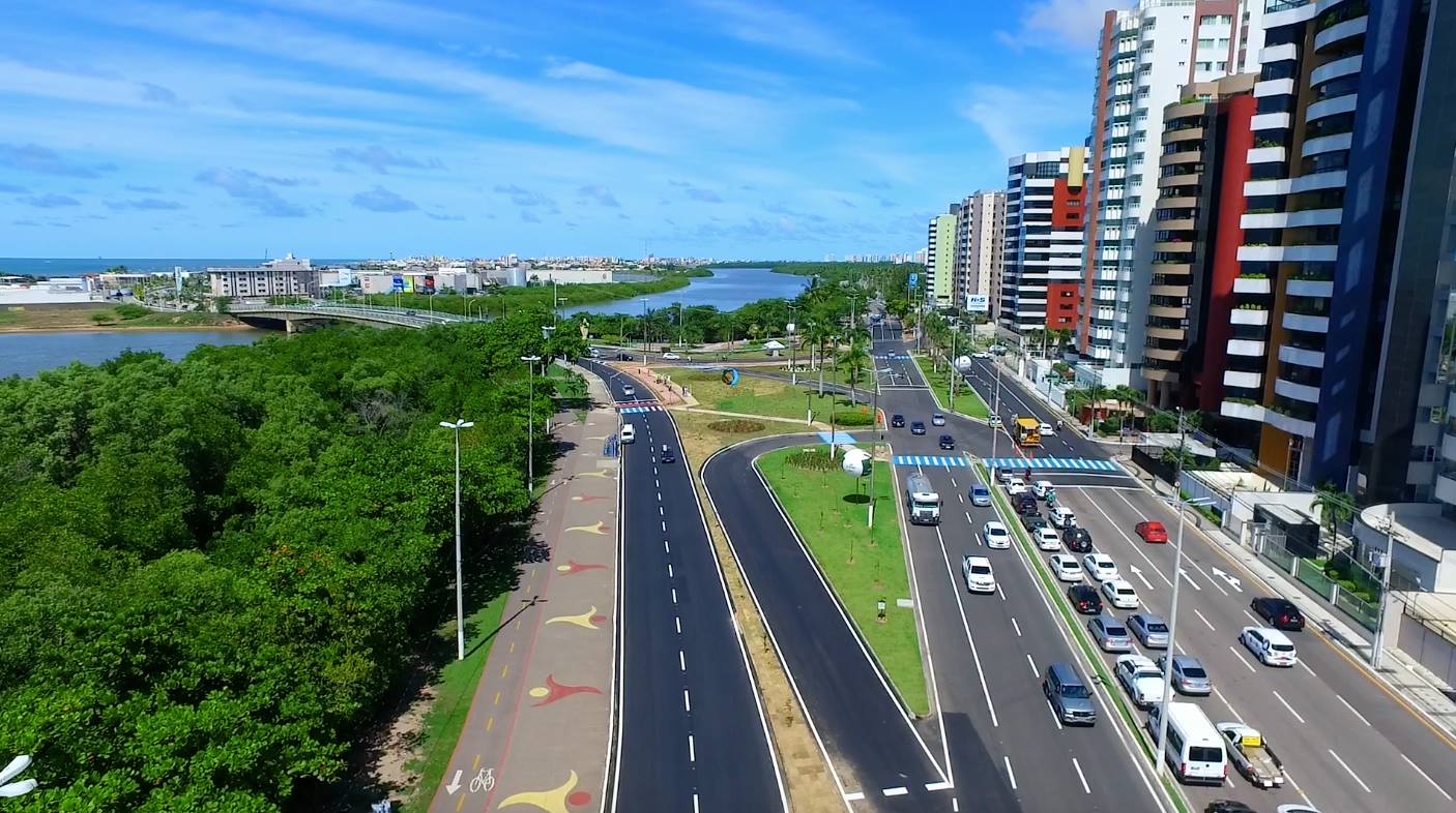 Bemvindo à SERGIPE Complexo Viário das Palmeiras, Avenida Beira Mar
