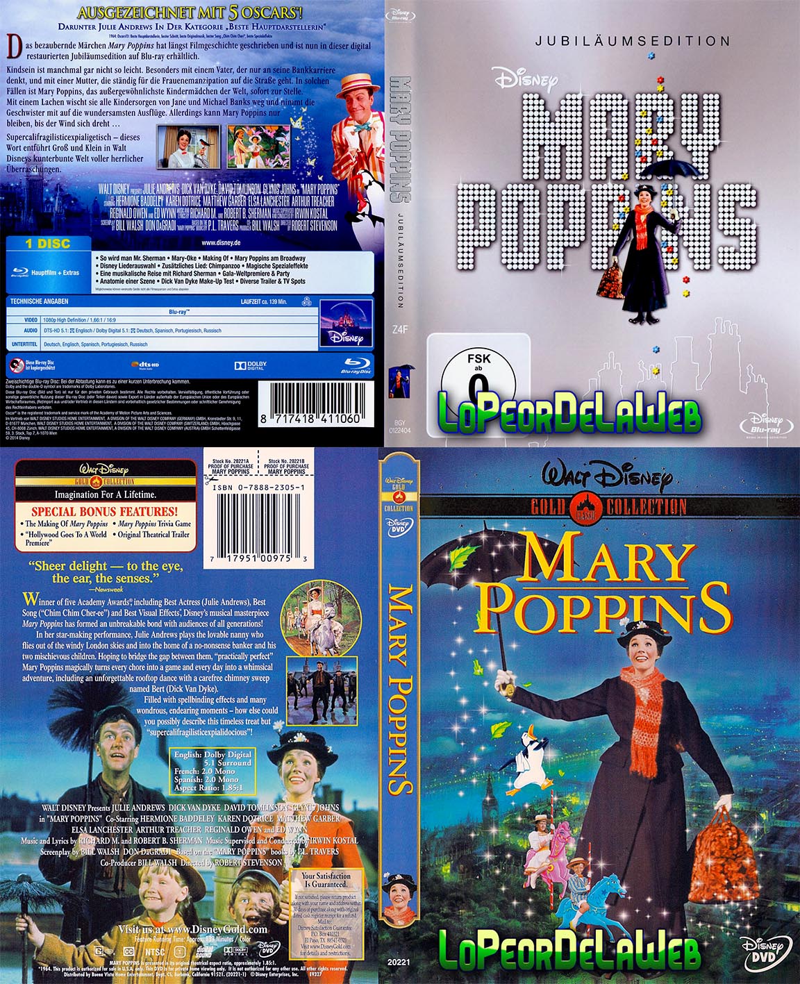 Mary Poppins (1964 / Julie Andrews / Dick van Dyke)