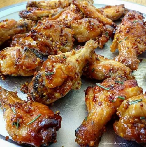 SLOW COOKER HONEYDIJON WINGS Cooking Stars