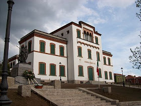 Crespi d'Adda had its own school, built for the children of the workers in Cristoforo Crespi's factory