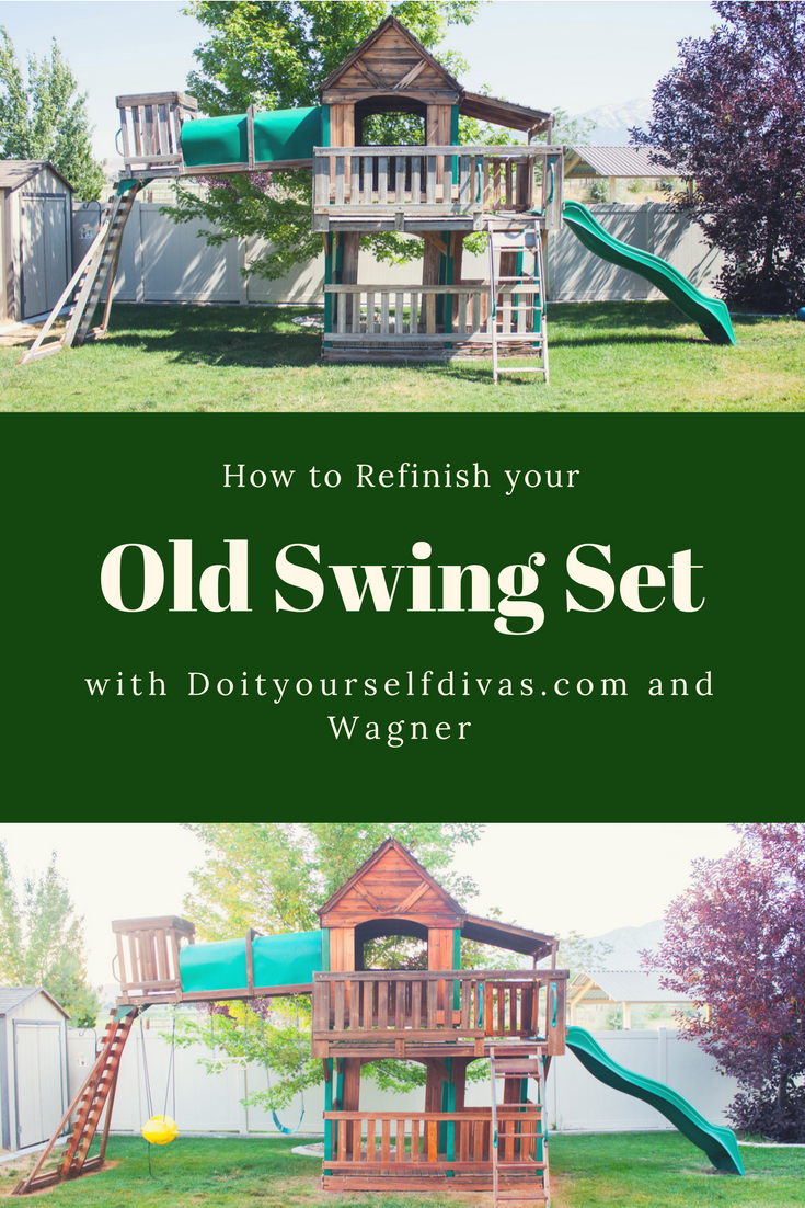 do it yourself divas How to Refinish an Old Swing Set