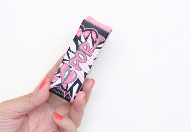 a photo of Pop Beauty Matte Velvet Lipstick review in Pink Porcelain by nikki tiu of www.askmewhats.com