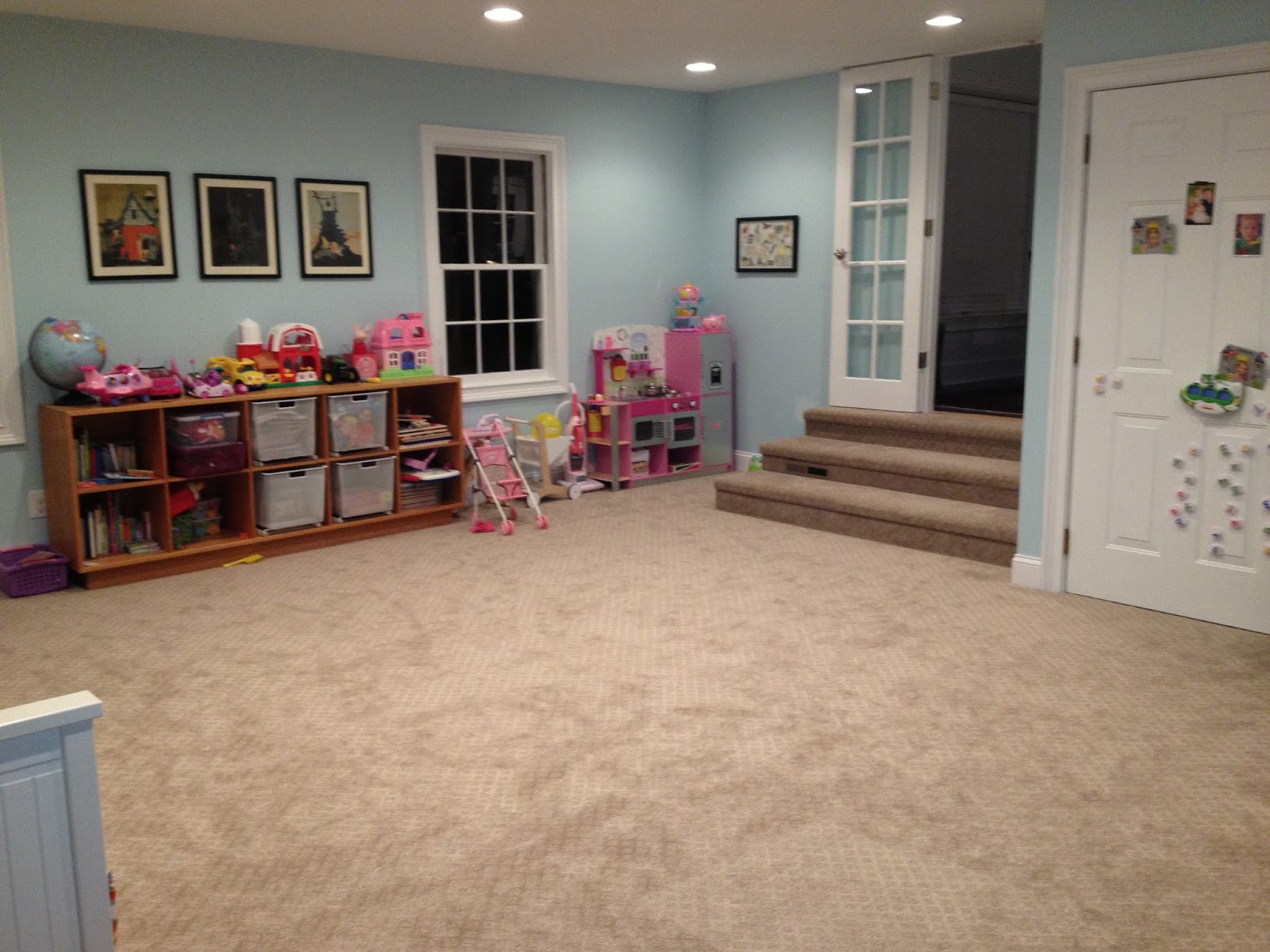 Brown Renovations Garage to Playroom