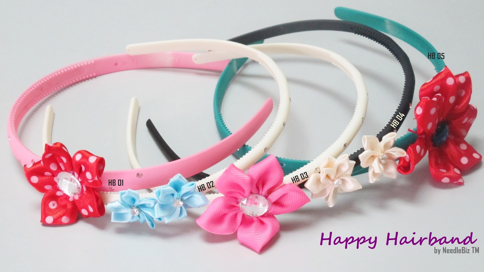 Needle Biz: Cekak Rambut | Happy Hairband
