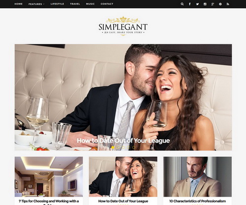 Simplegant Blogger Template