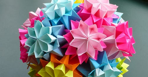  Origami  Kusudama Yang Cantik Untuk Hiasan Rumah Anda 