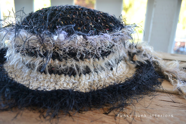 Hats by Peach, soft and cozy and so very warm! Review and giveaway event at Funky Junk Interiors