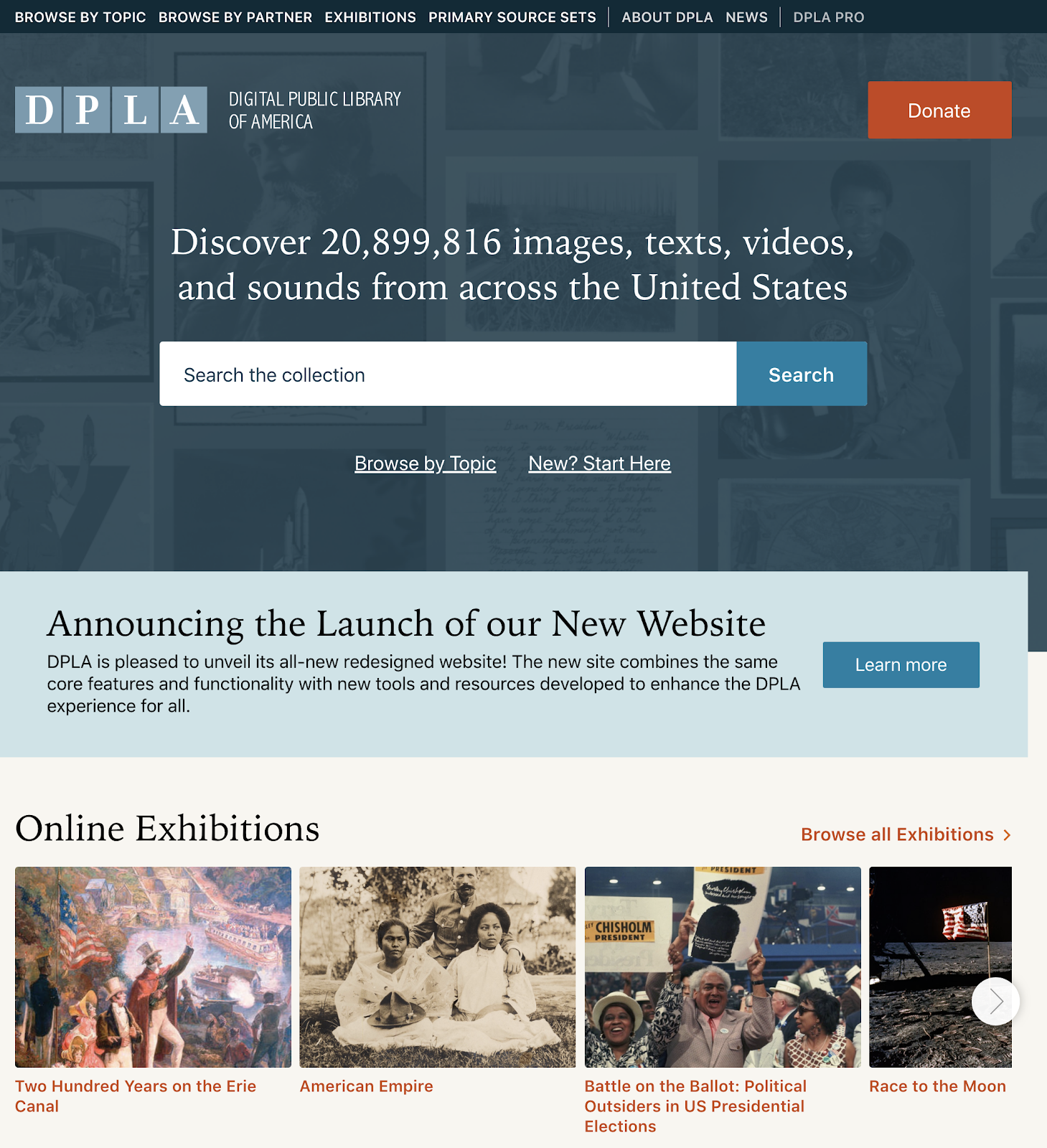 Genealogy's Star New Digital Public Library of America site