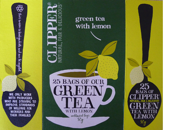 The Bowerbird: Clipper Tea Packaging