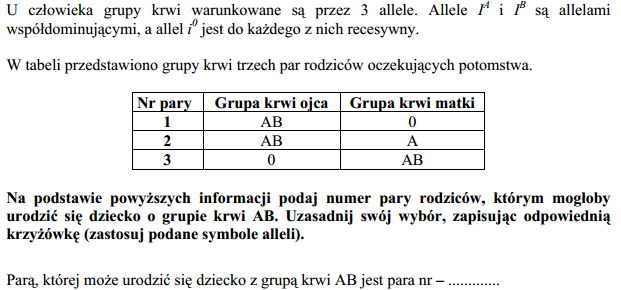 Biologia: Zadania z genetyki