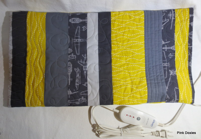 Julie Stocker Quilts at Pink Doxies Easy Quilted Heating Pad Cover