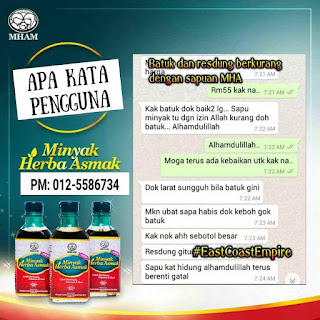 Testimoni Minyak Herba Asmak