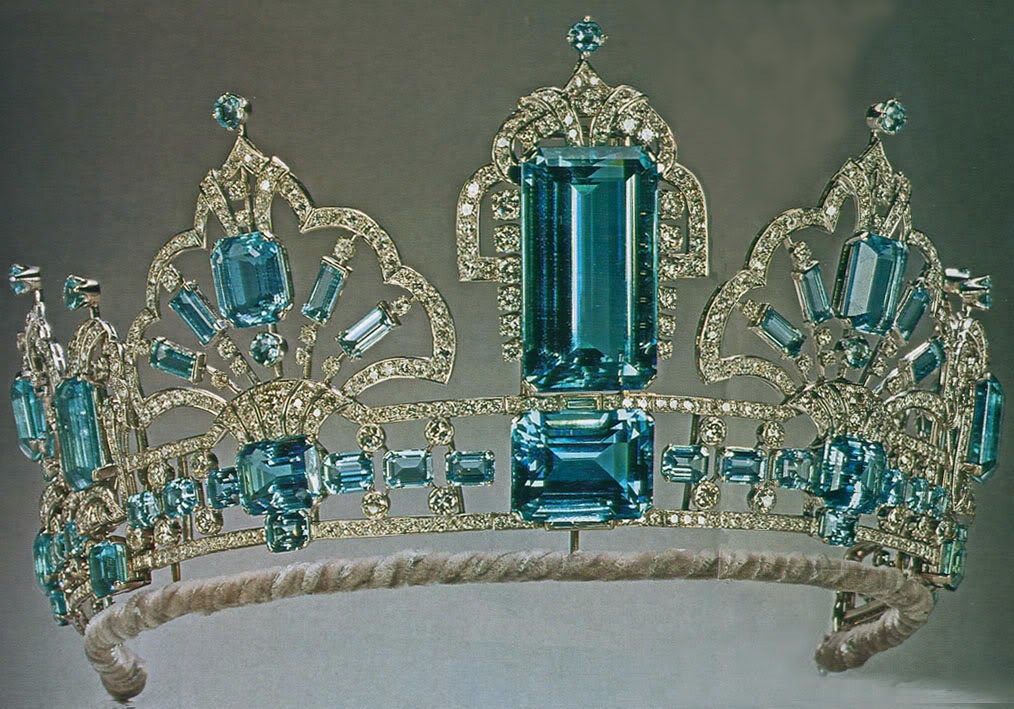 Image result for queen's aquamarine tiara"