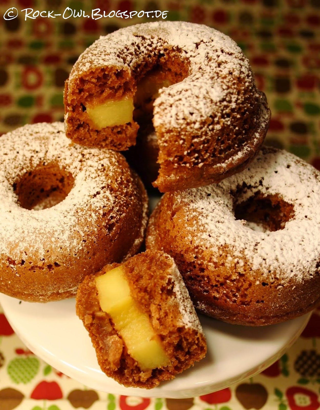 Rock and Owl Blog: Die haben&amp;#39;s in sich: Donuts mit Apfel-Füllung ♥