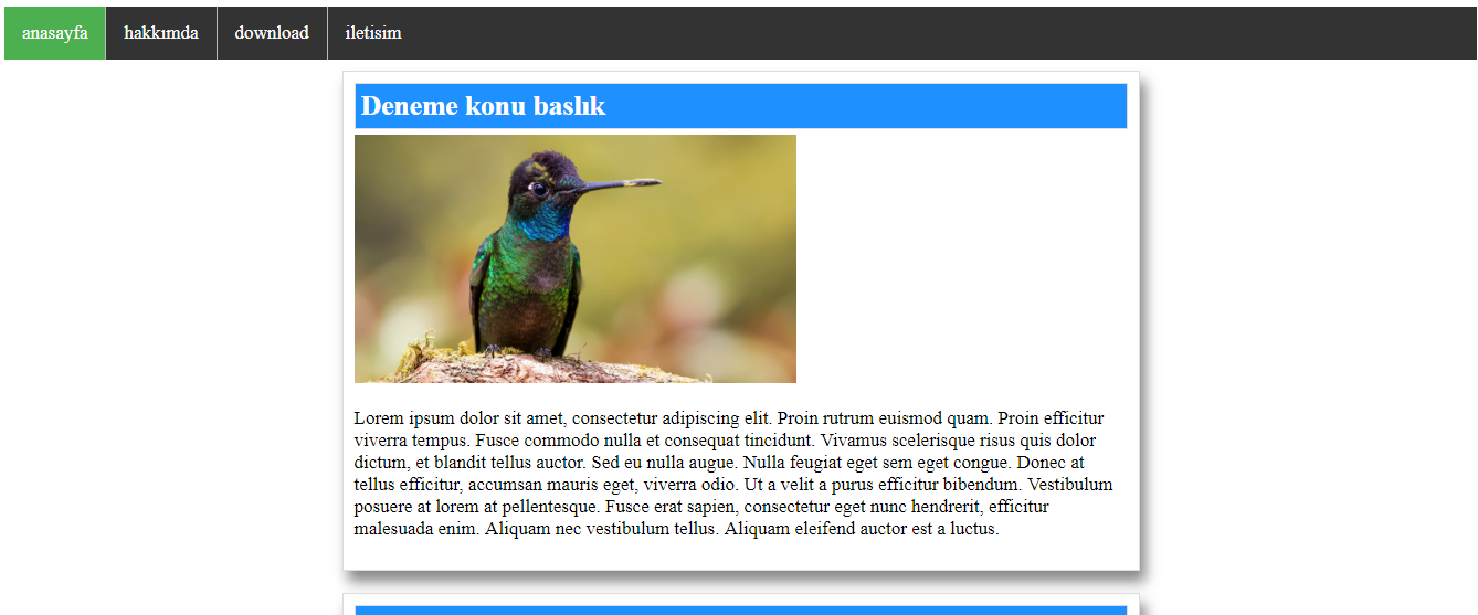 Html Css Ile Responsive Site Yapimi