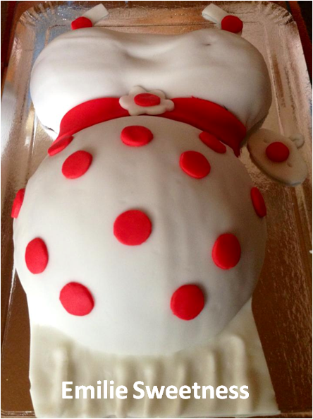 Gâteau femme enceinte - Baby Shower