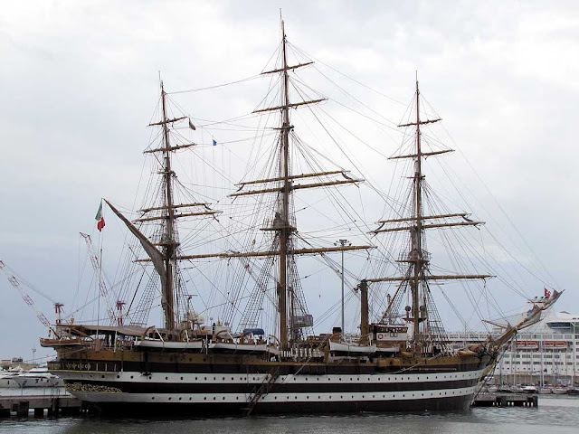 Amerigo Vespucci, tall ship, training ship, Livorno