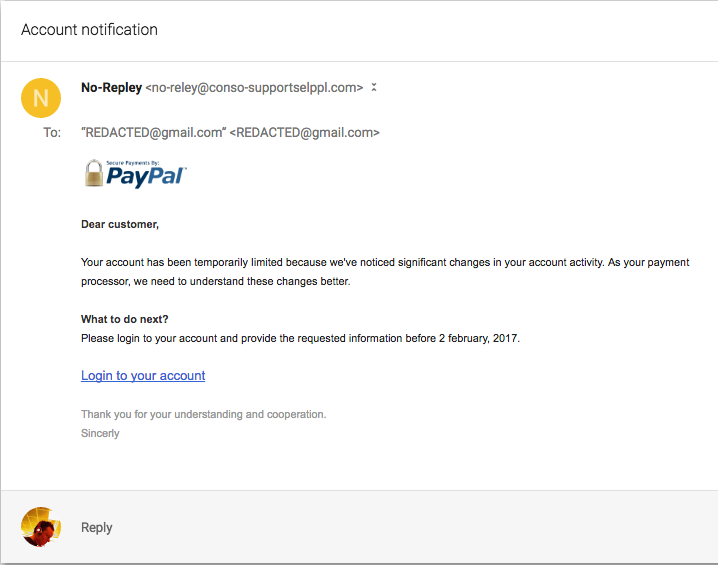 What Is My Paypal Email >> Responding To A Paypal Phishing Attempt Luke Gj Potter Presents What Is My Paypal Email >> Responding To A Paypal Phishing Attempt Luke Gj Potter Presents
