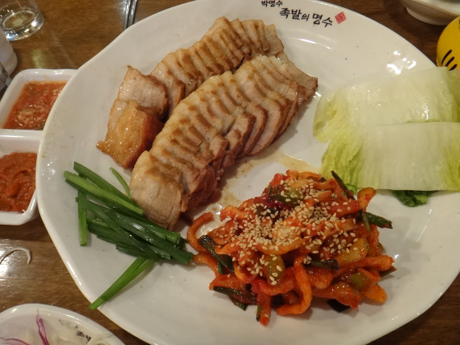 All about Hongdae in Korea Pork Hock Restaurant