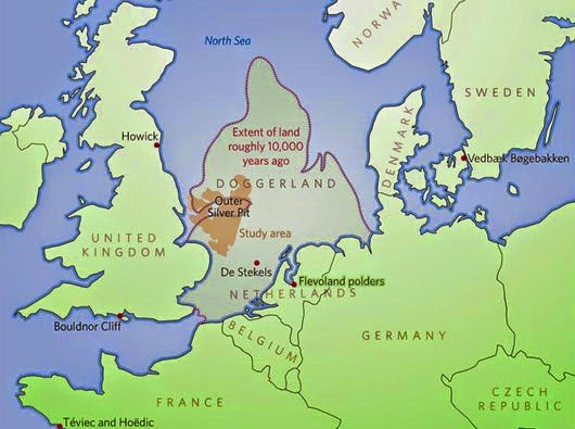 Doggerland Landmass In The Southern North Sea Elixir Of Knowledge